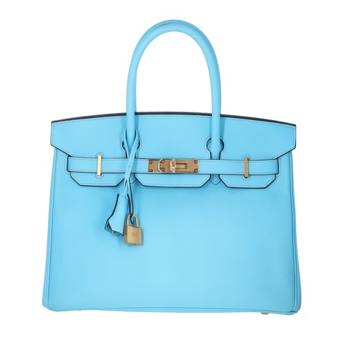 Hermes epsom birkin blu - epsom,