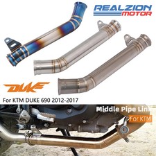 Tubo centrale di collegamento tubo di scarico moto slip-on per KTM DUKE690 2012-2017