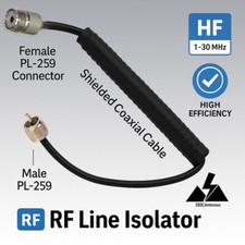 RF CHOKE FILTRO BLOCCO RF IN CAVO COASSIALE E FERRITE PER DIPOLO END FED WINDOM