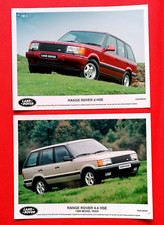 2 foto stampa originali RANGE ROVER 1999 (P38A) 4.6 HSE e HSE Diesel