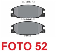 SERIE PASTIGLIE FRENO ANT. PER ISUZU TROOPER 2.2-2.5-2.8 D TD OPEL FRONTERA A->