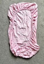 Lenzuola rosa adattata per