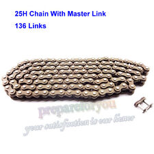 Catena 25H con ricambio Master Link Fit 47 49cc Mini ATV Dirt Pocket Bike Mini Moto