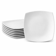 Set 6 Piatti Piani Quadrati