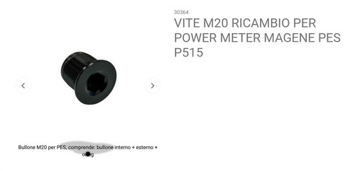 Vite m20 ricambio per power - vite,