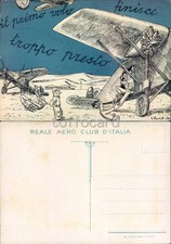 AVIAZIONE CIVILE-UMORISTICA-REALE AERO CLUB D'ITALIA-D12-129