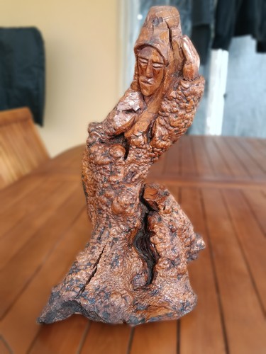 Scultura legno scolpita - in,