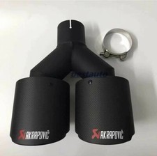 TERMINALE DI SCARICO UNIVERSALE AKRAPOVIC DOPPIO 