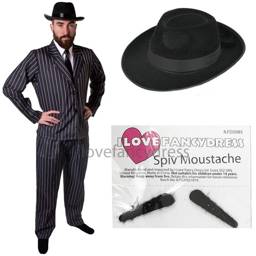 Costume gangster uomo con - gangster,