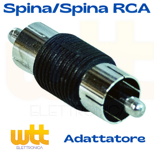 Adattatore rca maschio maschio
