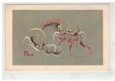 Ange #17453 Cherubino 2 Angeli Garantendo Un Neonato Qui Dorme Pax Paix