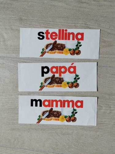 Adesivi nutella scelta mamma - nutella,