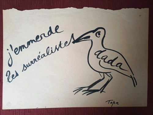 Roland topor dessin original - roland,