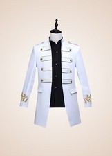 Cappotto Uomo Bianco Nobile