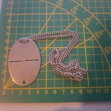 Piastrina di riconoscimento esercito svizzero soldato nato nel 1930