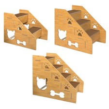 Scaletta per cani in legno