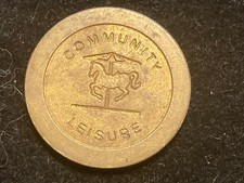 Gettone Gioco Eurocoin Tempo Libero Comunità - Regno Unito - Cavallo Giostra SPEDIZIONE GRATUITA