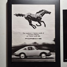 1966 Porsche 911 - Original AD Advertising 26x33 Pubblicità Vintage