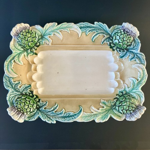 Ancien plat asperges - plat, en
