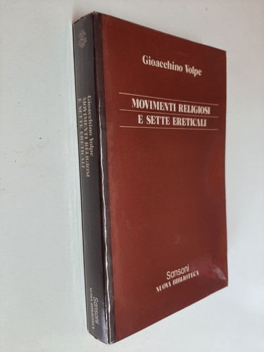 Movimenti religiosi sette - religiosi, e