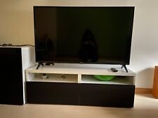 Mobile TV moderno, componibile, nero lucido 