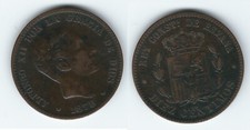 Spagna centesimi 1878 - centesimi,