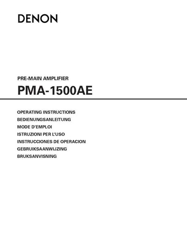 Denon pma 1500ae amplificatore - denon,