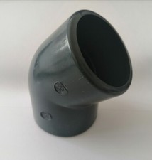 RACCORDI PVC GOMITO CURVA 45°