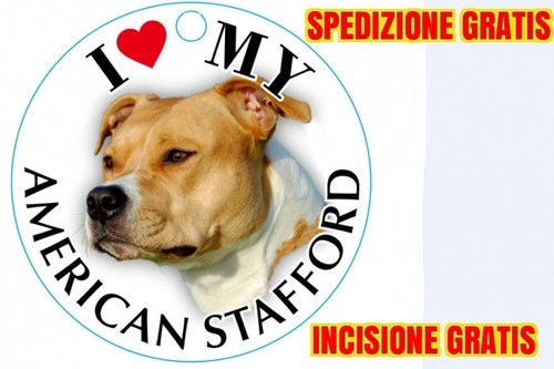 Medaglietta per cane american - cane,