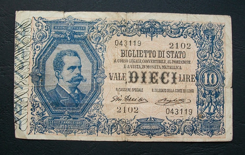 Regno italia lire effigie - regno,