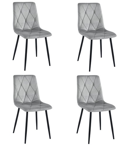 Set sedie libra velluto - 4,