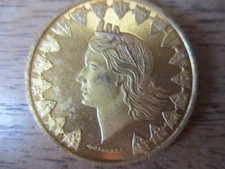 REPUBBLICA ITALIANA ZECCA DELLO STATO PROVA MONETA 10.000 LIRE ORO NO REALIZZATA