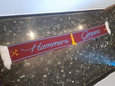 SCIARPA SCARF ULTRAS HOOLS WEST HAM HAMMERS. SEZ. ITALIA