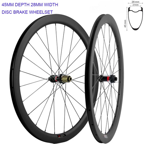 Set ruote freno disco - disco, bici