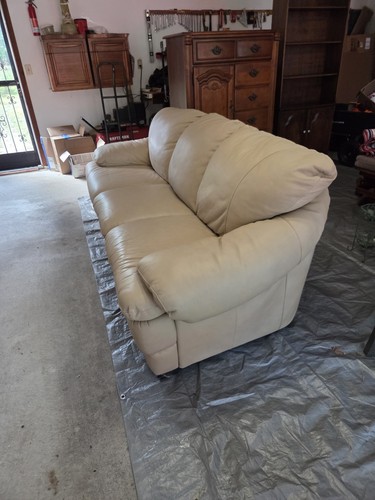 Used natuzzi leather sofa - natuzzi,