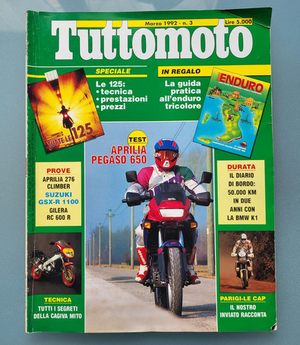 Rivista tuttomoto - tuttomoto, 1992)