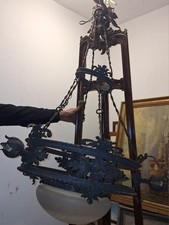 Lampadario Antico In Ferro