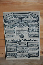 Altes Reklameschild 30er J.,Propadanda,Verein Deutscher Nähmaschinen-Fabrikanten