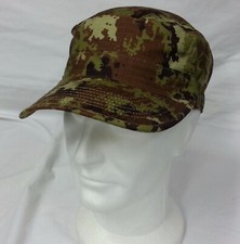 CAPPELLO CON VISIERA NUOVO MIMETICO ITALIANO VEGETATO 100% COTONE TAGLIA UNICA