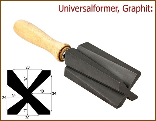 Stampo universale grafite - stampo,