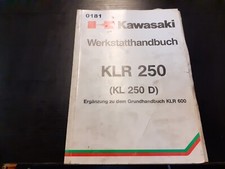 0181 Manuale Officina Moto Kawasaki KLR 250 (KL 250 D) - Complemento