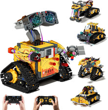 Robot Telecomandati per Bambini, 5-In-1 Kit Di Costruzione Di Robot Programmabil