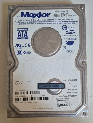 Hard disk maxtor - diamondmax, 10