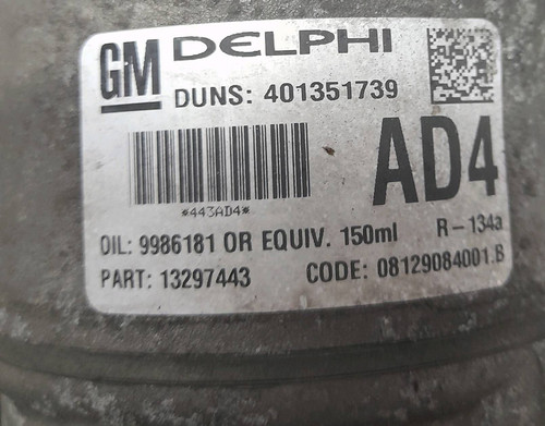 13297443 compressore opel - 13297443,