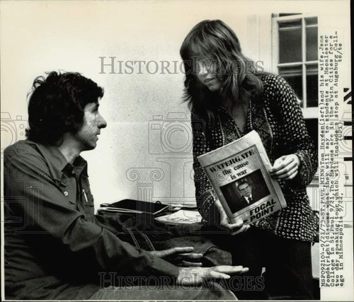 1973 foto stampa tom hayden - 1973, e