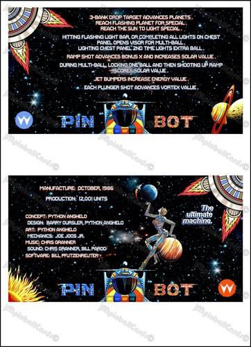 Williams pinbot 1986 - pinbot,