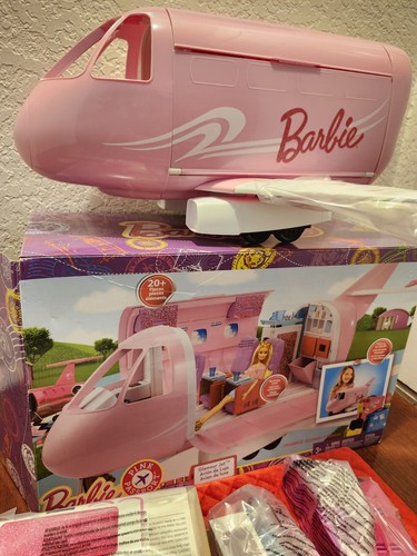 Mattel barbie glamour jet 1999 - mattel,