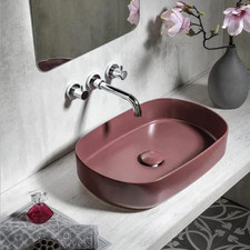 LAVABO D'APPOGGIO OVALE SENZA