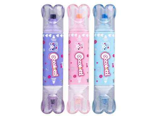 Evidenziatori glitterati con - evidenziatori,