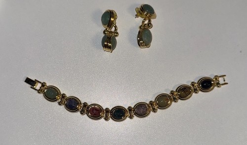Bracciale vintage tono oro - bracciale,